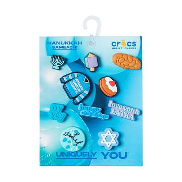 Crocs Hanukkah 10 Pack Men's Jibbitz Charms Multicolor | Australia 0984CTVE